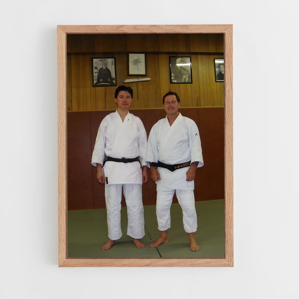 Poster Deux Hommes en Dialogue – affiche Aikido (vue 4)